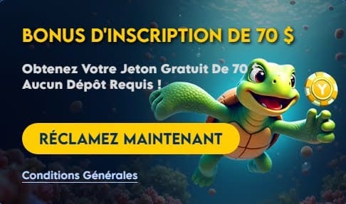 Yabby Casino bonus inscription